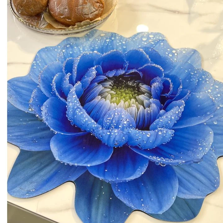 【异形大花】高档3D设计花卉立体入户进门吸水防滑家用地毯地垫