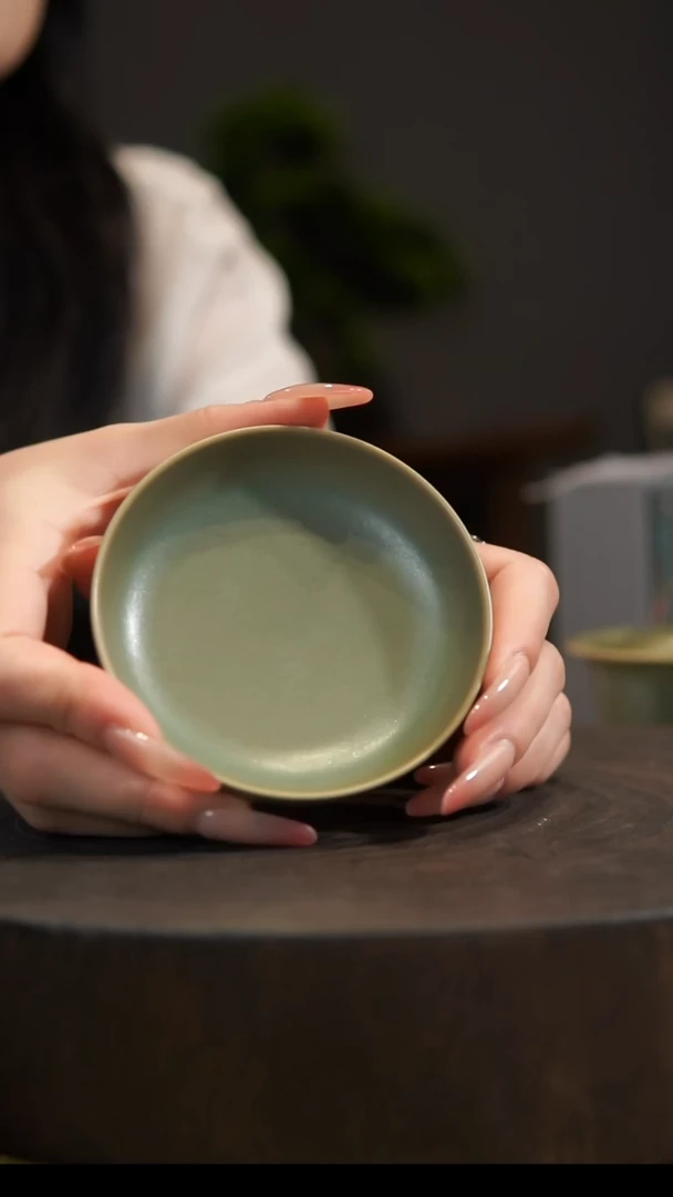 杯子（****）碟 汝州原产地  原矿老釉