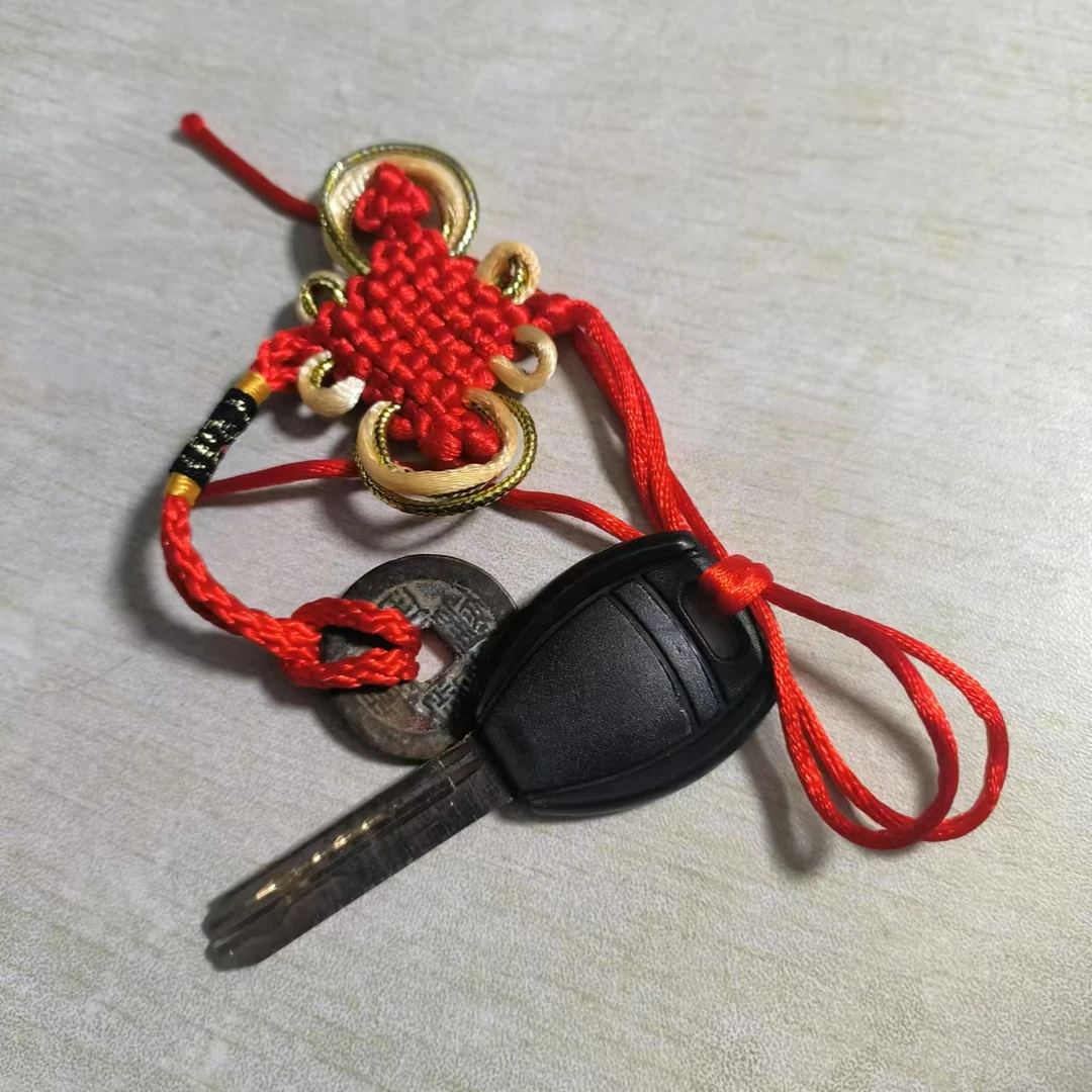 工艺品蝴蝶结铜钥匙扣