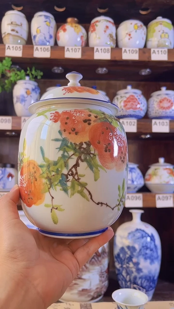 迎君陶瓷纯手工手绘6