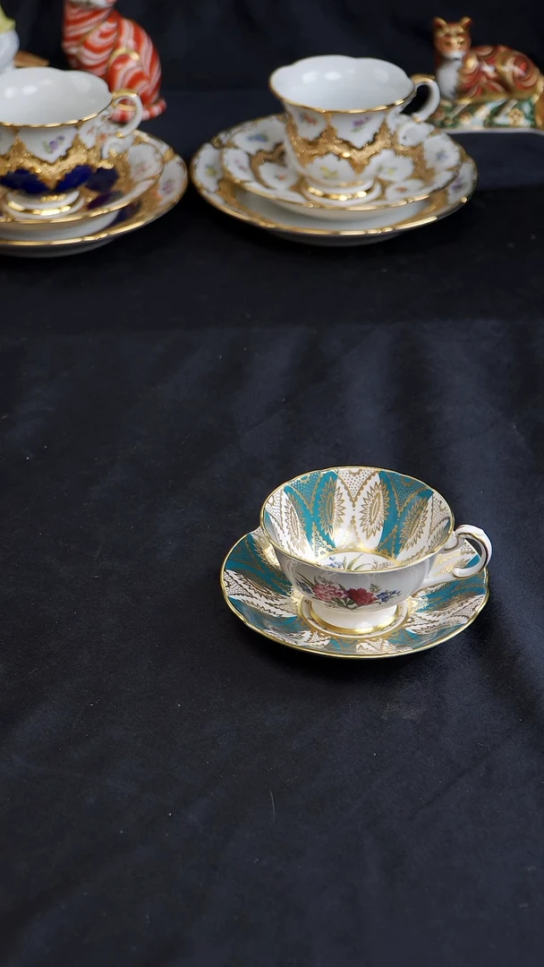 骨瓷婷婷中古器物如图所示124