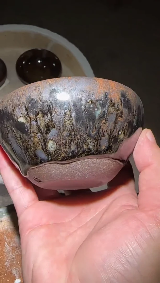 茶盏宋钰龙窑 邹光揖老师开窑现场16