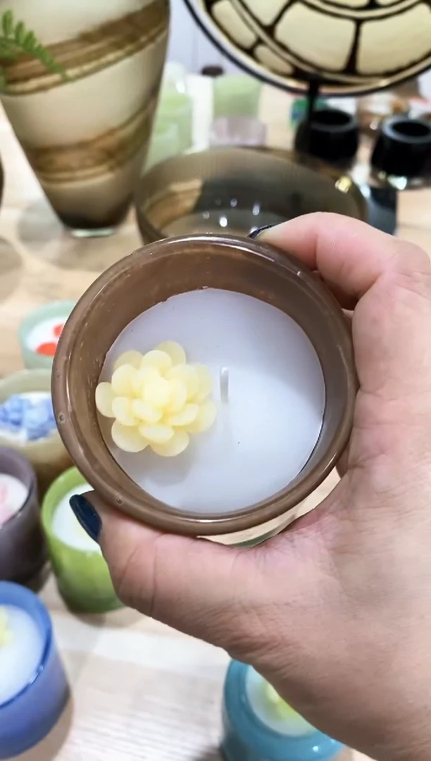 慕忆家手作琉璃花瓶瑕