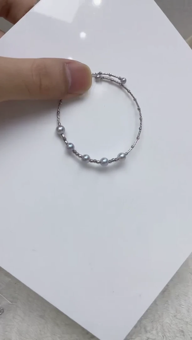 未镶嵌手镯海水珍珠