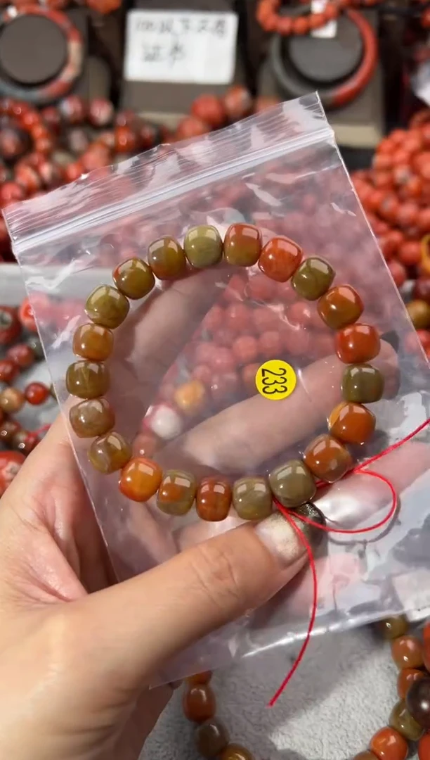 未镶嵌手串南红玛瑙10+