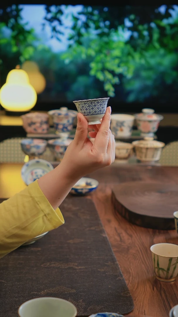 雨溪山房 景德镇手绘主人杯