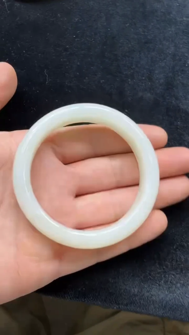 未镶嵌手镯和田玉624手镯圈口56.6