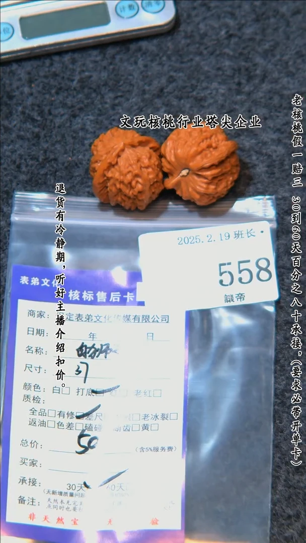 【闪购商品】文玩核桃把件558白狮子