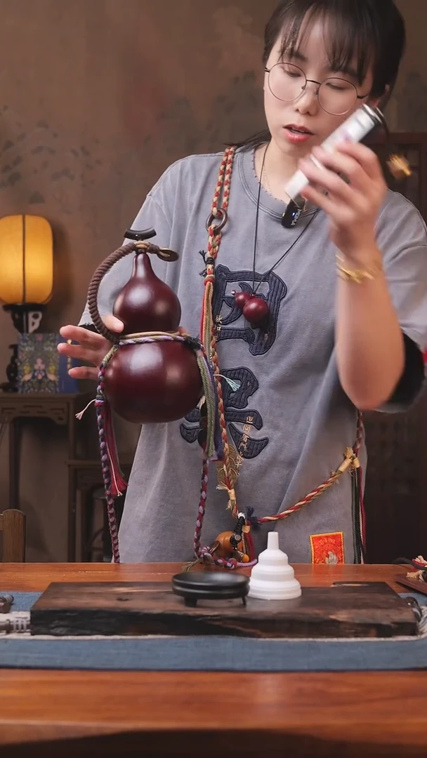 1542号精品大漆葫芦防腐防渗装水茶酒