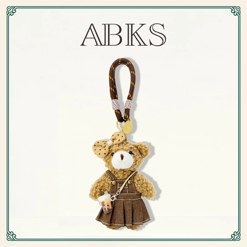 ABKS原创手工包包挂件公仔女款可爱mini毛绒娃娃玩偶挂件配饰0015