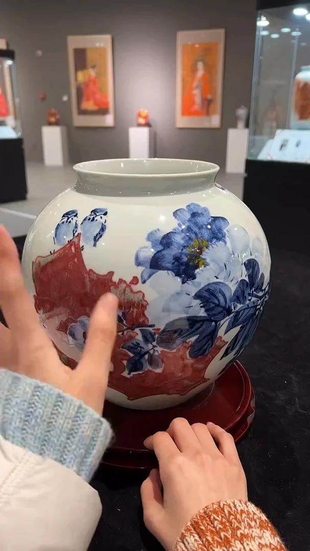 其他瓷 崔景哲-瓷器-B小-花开富贵