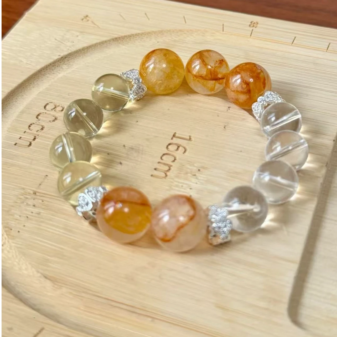 天然水晶散珠DIY（14mm-15mm）
