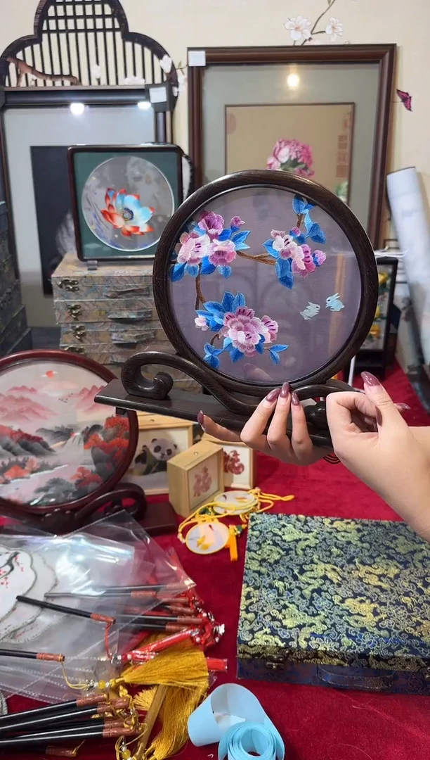 织绣精品苏绣手工刺绣，成品摆件福利13