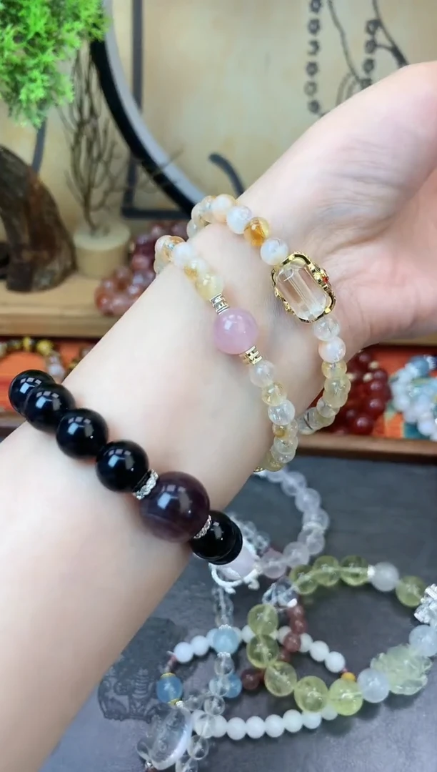 【闪购商品】黄晶手链未镶嵌193手串