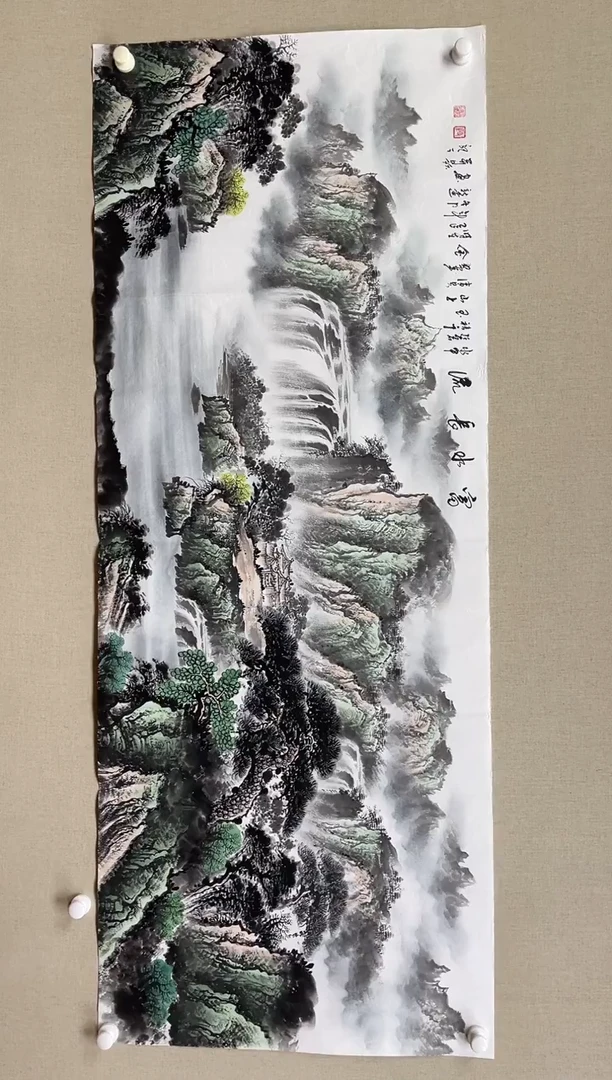 国画180*68 殷新建殷新建殷新建殷新建殷新建