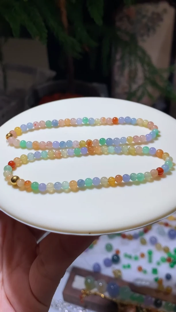 未镶嵌定制翡翠多样性发货一件发货3.6卡小米珠手串