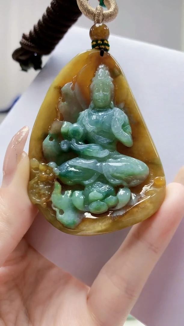 未镶嵌定制翡翠4917jw-毛货挂件277