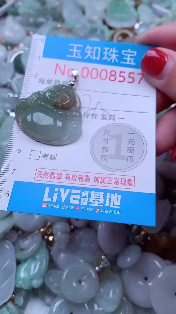吊坠(不含链)未镶嵌翡翠8557
