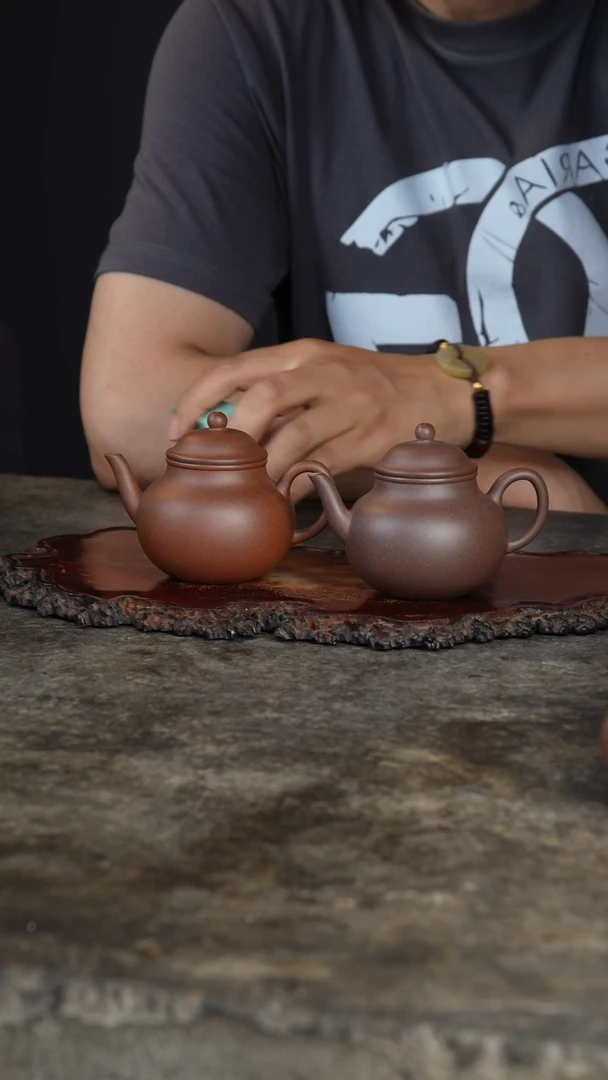 茶壶紫砂江*老紫泥紫砂壶