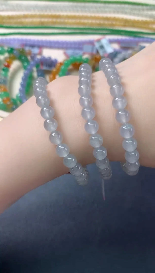 未镶嵌手串翡翠多样性发其一D490|4800