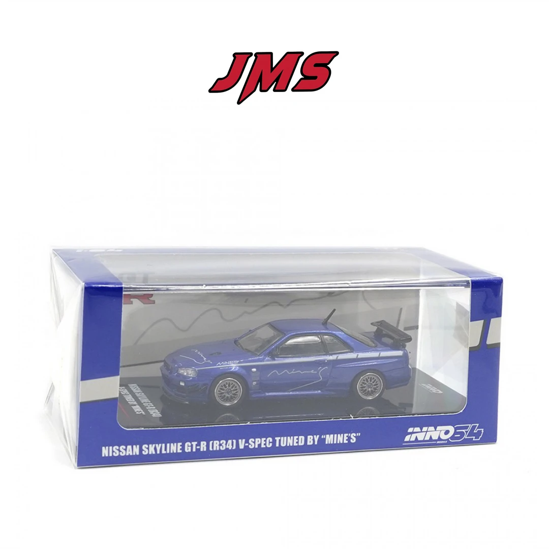 INNO64 尼桑GTR R34 MINE's 1:64合金车模