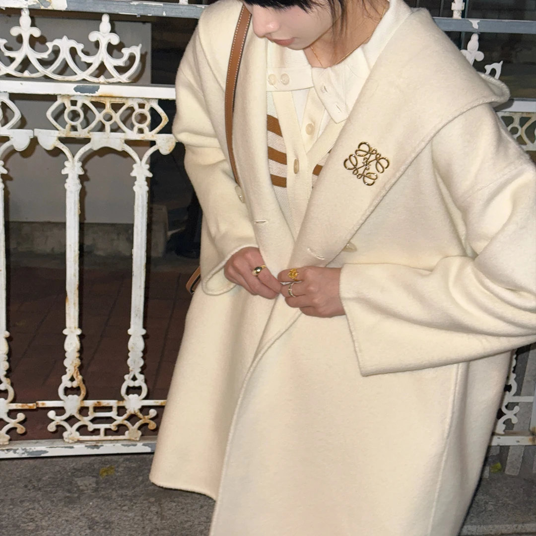 26清仓中 已开 融雪羊毛手工双面呢70澳毛大衣 默认微瑕不退换