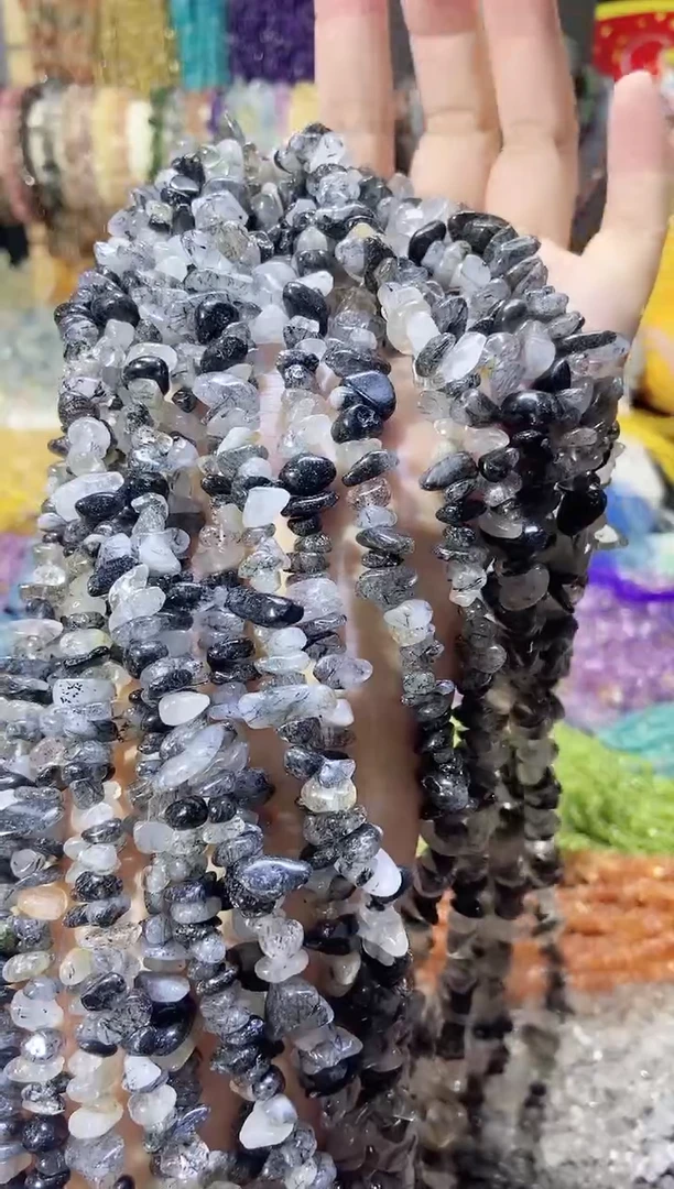 未镶嵌珠宝半成品水晶黑发晶