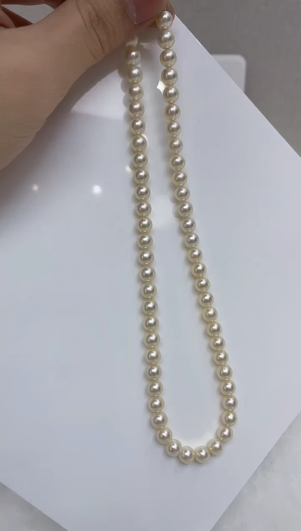 海水珍珠银S925镶嵌颈饰