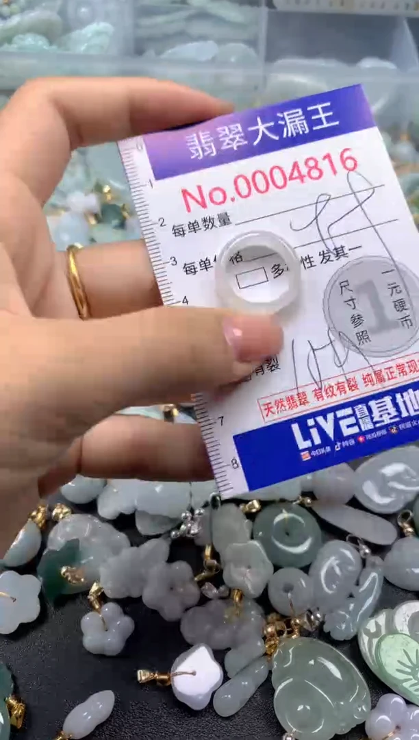 颈饰未镶嵌翡翠4816