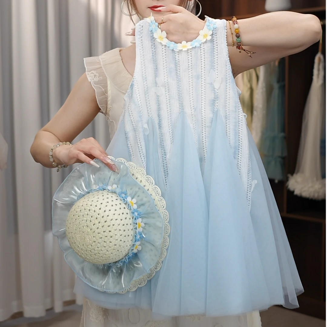 【Q·Z专属 实体品质】2025新款女童夏季连衣裙儿童夏装背心裙洋气潮