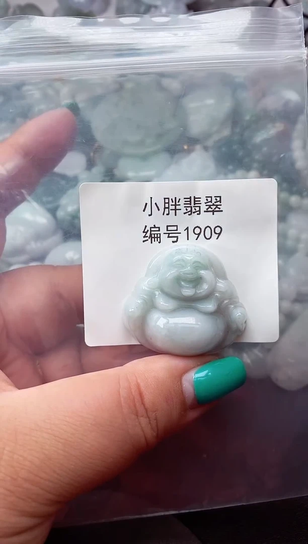 颈饰未镶嵌翡翠缅甸天然A货翡翠1909