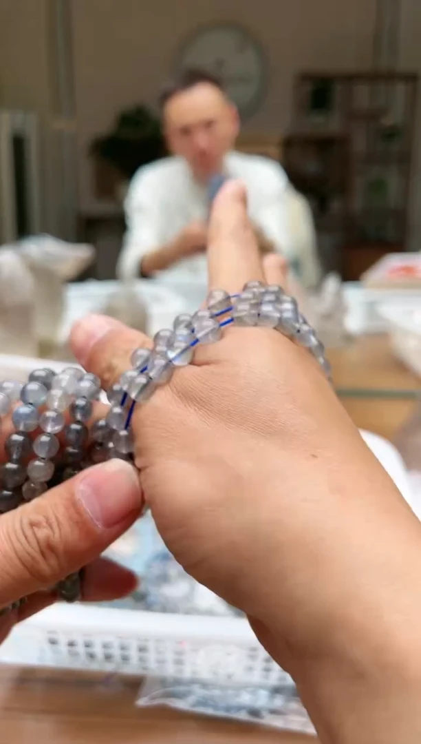 【闪购商品】长石手链未镶嵌灰月光手链m140