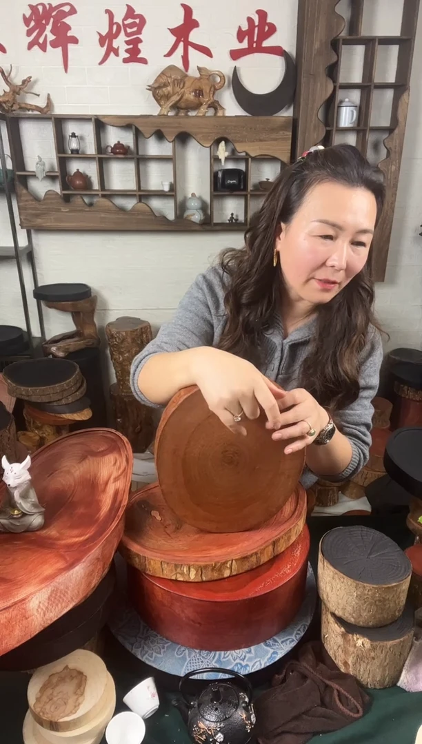 @**L一物一拍手工制作诧异寂风干泡台茶台