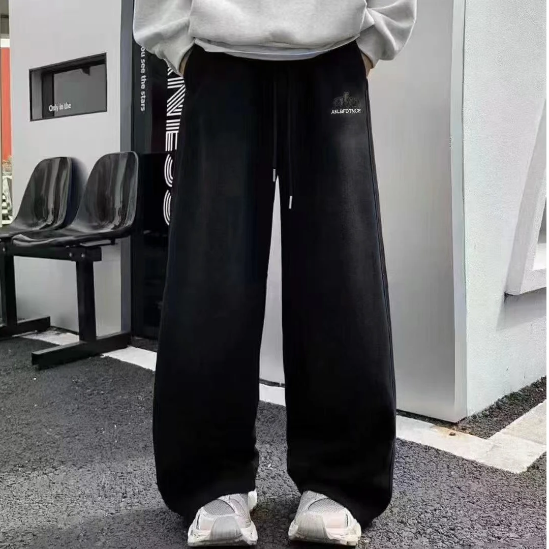 【661-680】秋冬款运动裤加绒中大童卫裤青少年直筒裤宽松