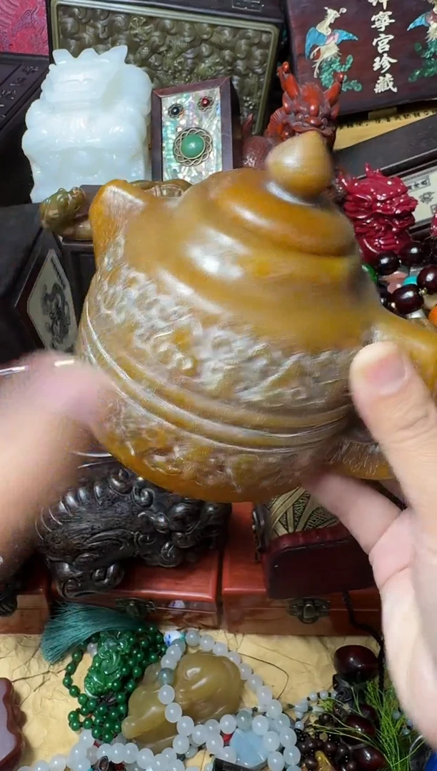 牛骨摆件主播推荐：一物一拍，讲解为准！