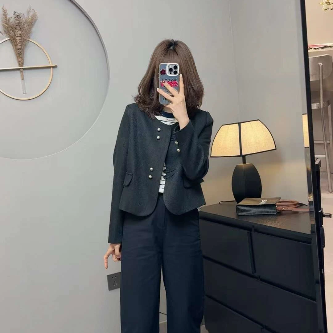 TY5  定制款高级感小香外套（不可机洗衣长50）