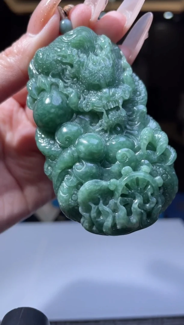 翡翠未镶嵌颈饰Z-@@PDGC0525105