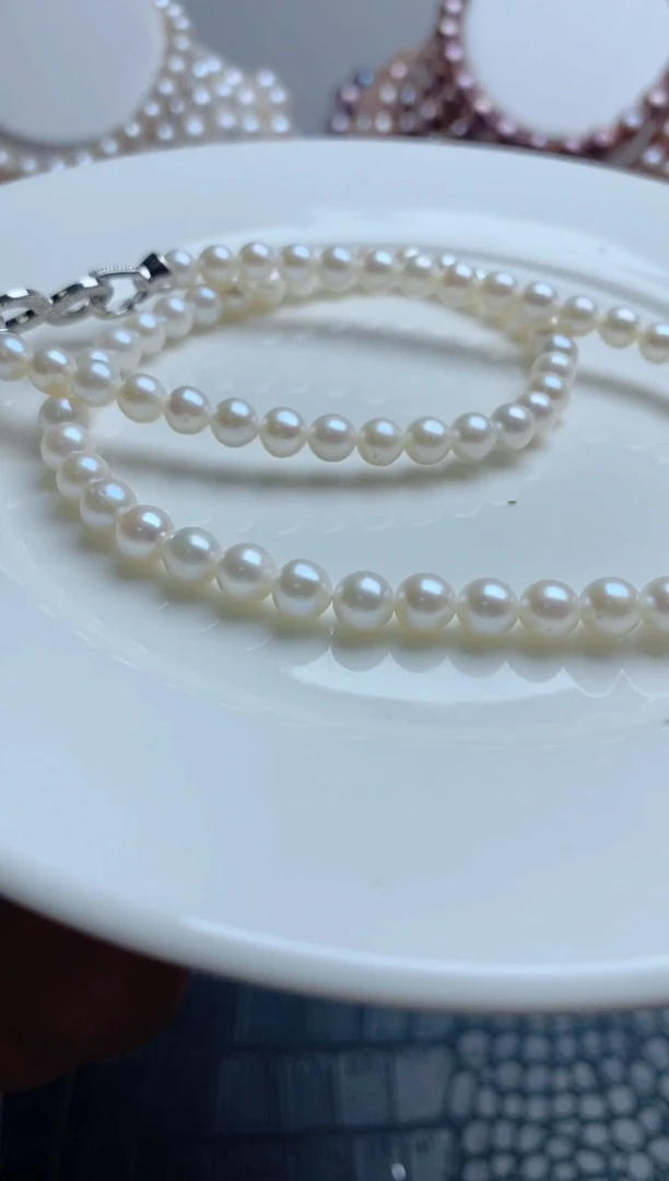 淡水珍珠未镶嵌颈饰0055