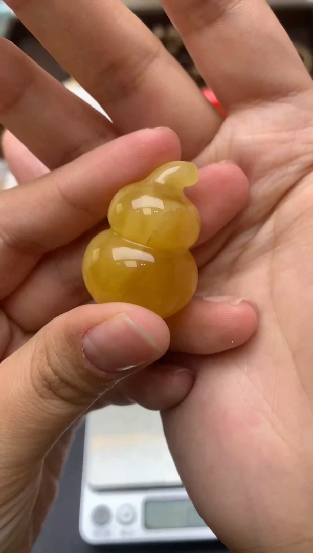 【闪购商品】琥珀珠宝奇石未镶嵌016 琥珀蜜蜡  轻微花粉