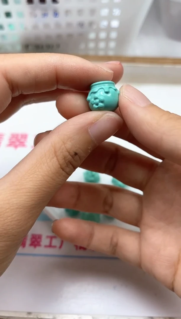 手饰玛瑙未镶嵌D898绿 淞 蜜罐1个15元