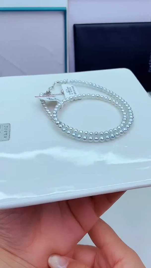 银S925镶嵌海水珍珠耳饰01/国检彩凜珠