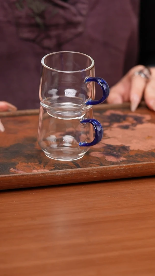 【闪购商品】璃享/水月杯2入/浅蓝/不批发