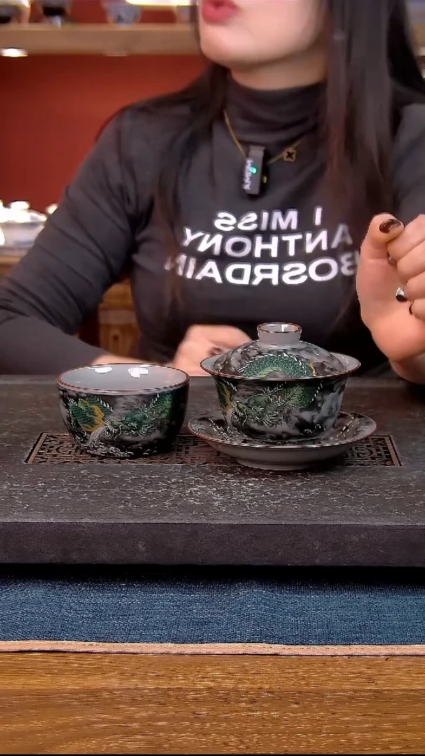 简装家用款2件套 老陶泥开片纹陶瓷茶具