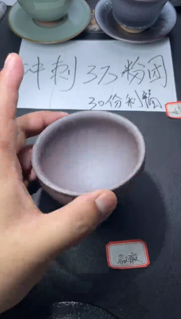茶盏17（微瑕）叶紫建盏