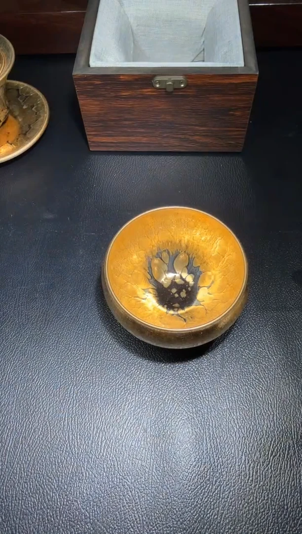 茶盏李英金油滴盏124