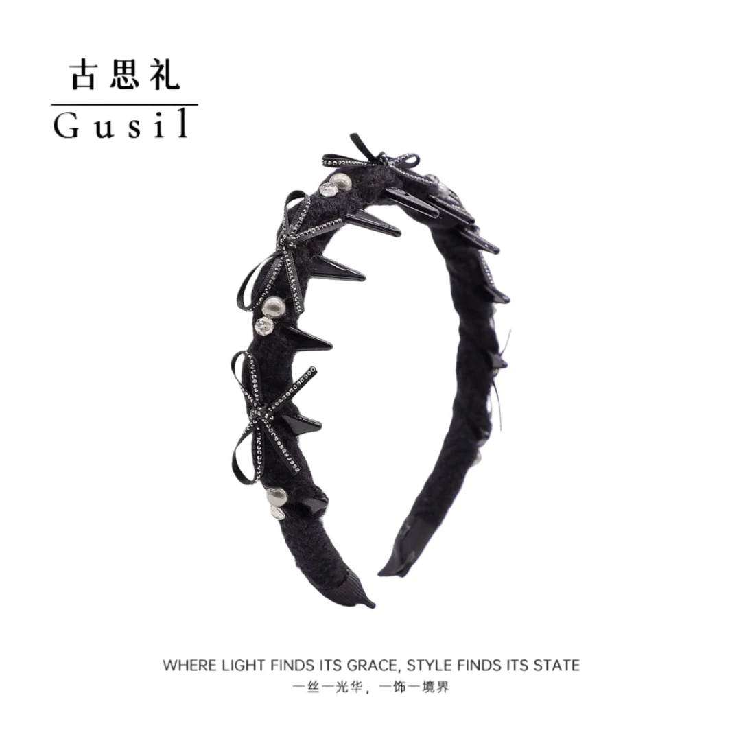 时尚蝴蝶结显气质高颅顶发箍GS9000-HS