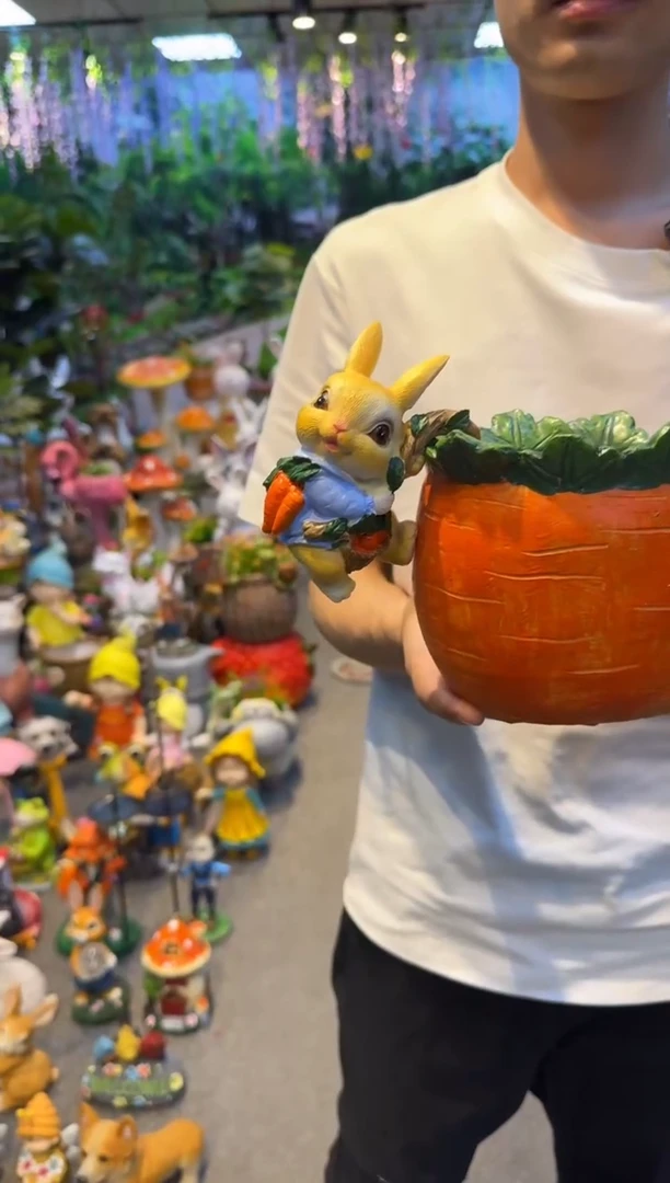 无花朵花园庭院摆件&00&