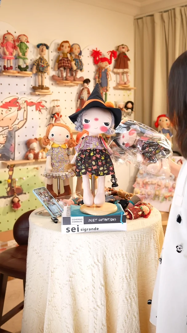 棉K*小魔女—不带支架，礼袋打包