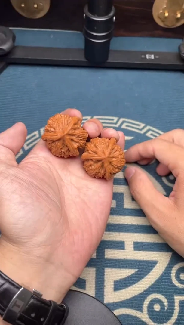 文玩核桃吊坠文山三棱全品37