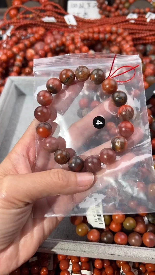 南红玛瑙手串未镶嵌13